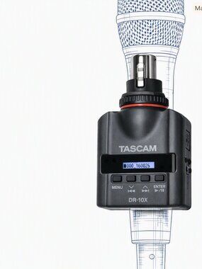 Plug‑On Digital Recorder: Tascam DR‑10X— Excellent Condition, Fully Functional